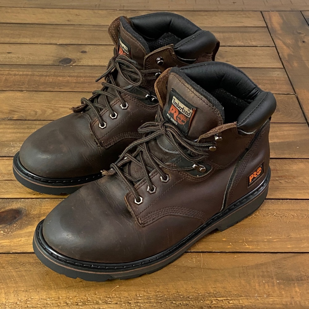 Timberland PRO Direct Attach 6 Inch Soft Toe Work Boots Brown 33046 Mens 12 W